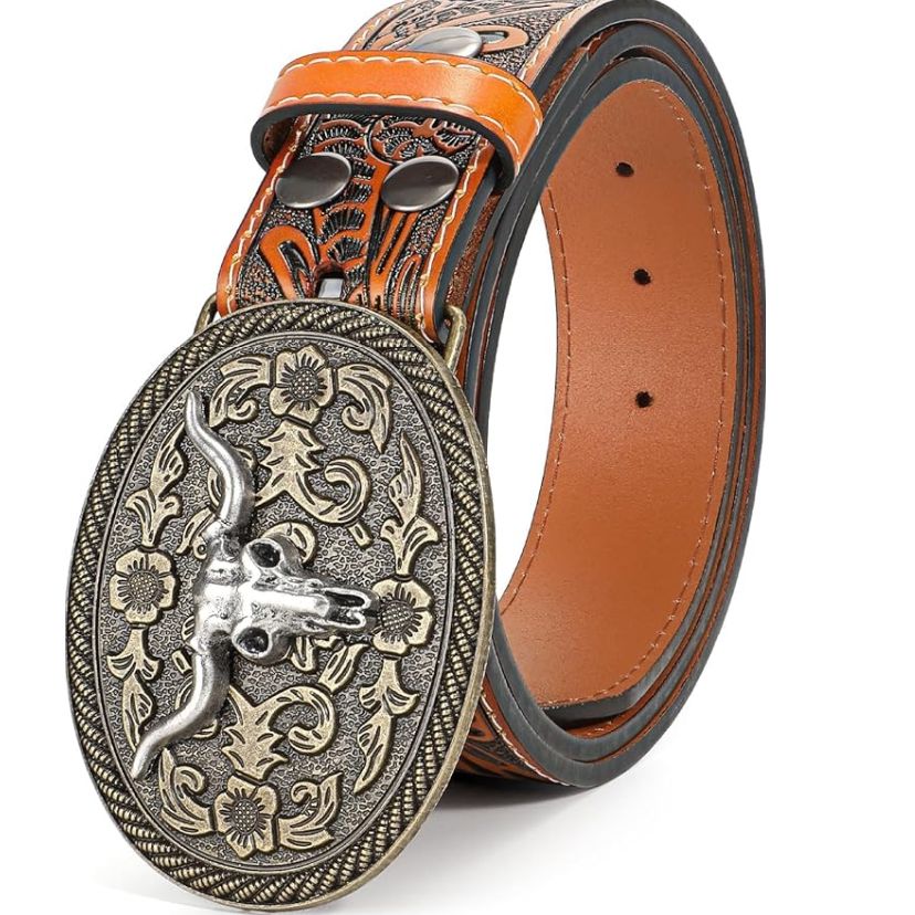 Western bőröv Brown barna színben