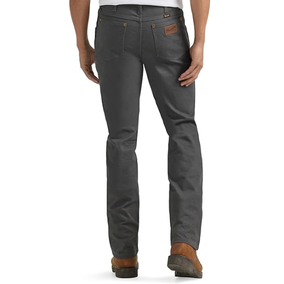 Wrangler Premium Cowboy Cut Slim fit stretch szürke vászon nadrág