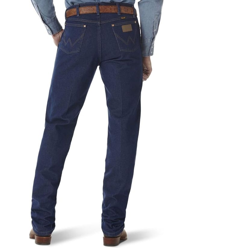 Wrangler Cowboy Cut Regular fit sötétkék avatott farmernadrág