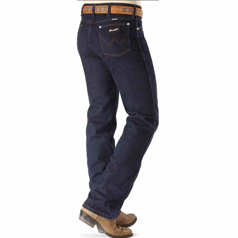 Wrangler Cowboy Cut Silver Edition Slim fit sötétkék avatott farmernadrág